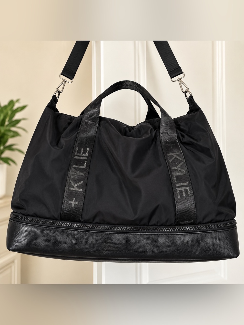 Kylie | Black Weekender Duffle